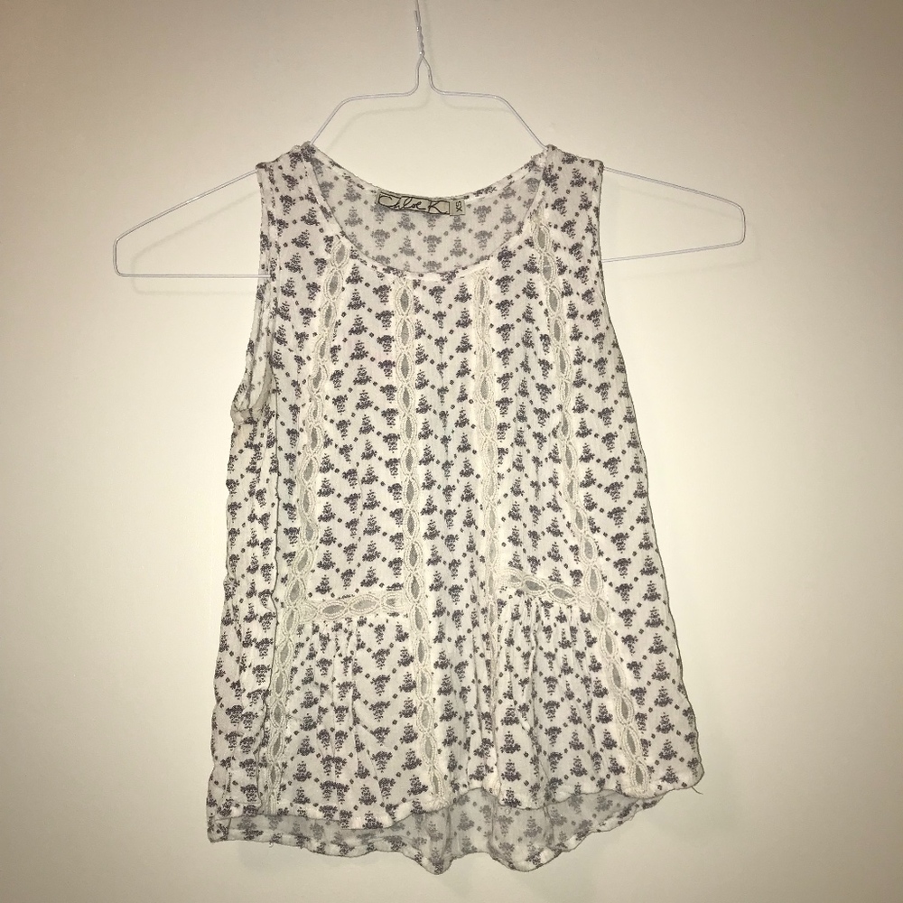 Floral Patterned Tank Top